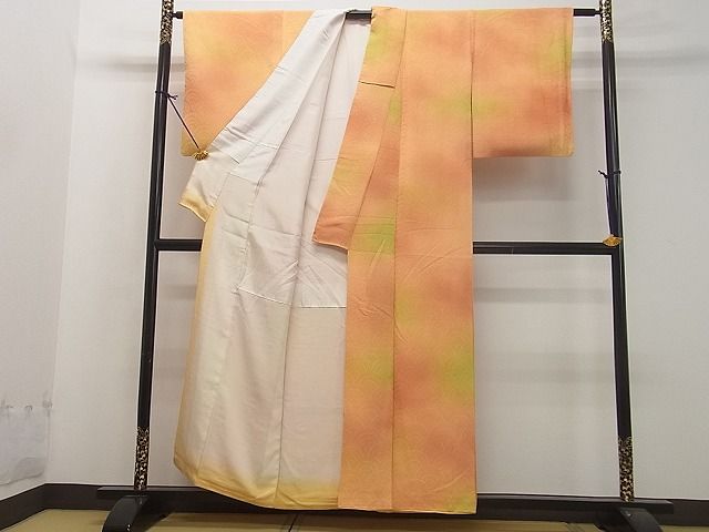 平和屋着物■付下げ　青海波地紋　暈し染め　逸品　ma3359