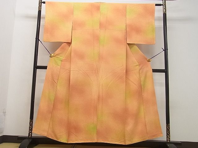平和屋着物■付下げ　青海波地紋　暈し染め　逸品　ma3359