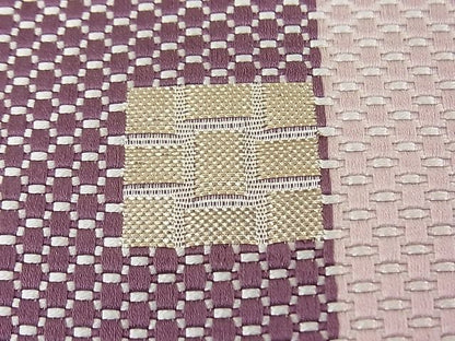 期間限定セール30%off■極上　1897年創業　名門岡野　本場筑前博多織　千年工房　八寸名古屋帯　幾何学文様　逸品3s20794