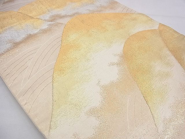 平和屋着物■六通柄袋帯 遠山流水文 金銀糸 逸品 n-ts0027