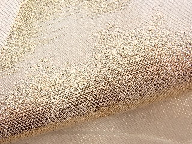 平和屋着物■六通柄袋帯 遠山流水文 金銀糸 逸品 n-ts0027