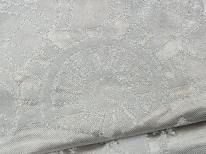 平和屋着物■六通柄袋帯 渡橋に柳 銀糸 逸品 n-ts0098