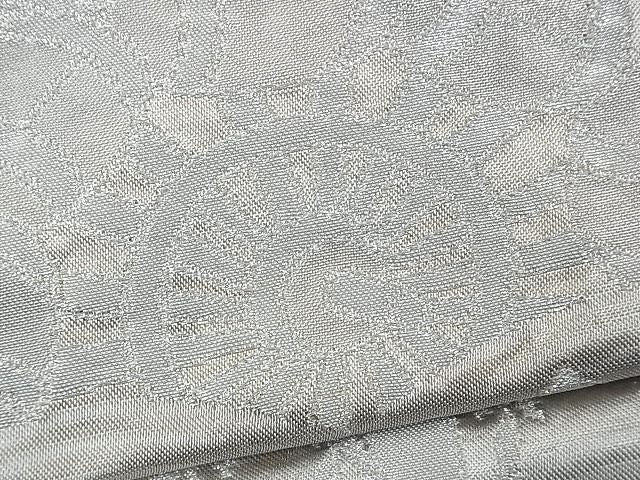 平和屋着物■六通柄袋帯 渡橋に柳 銀糸 逸品 n-ts0098