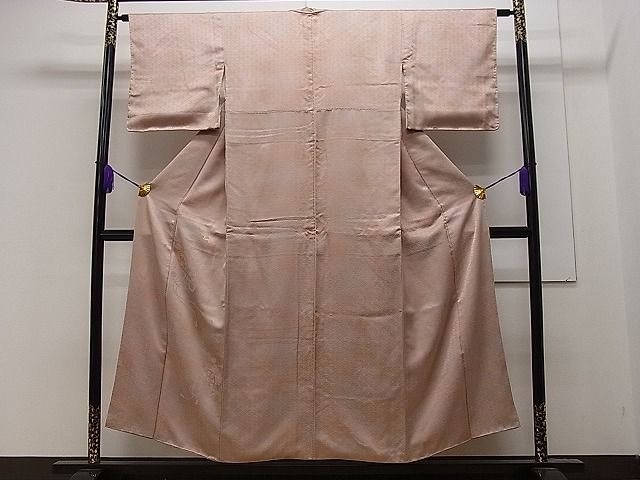 平和屋着物■付下げ　青海波花車地紋　暈し染め　逸品　vf6311