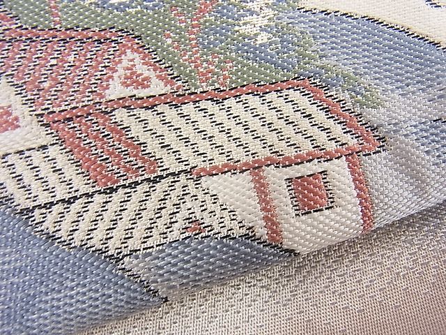平和屋着物■六通柄袋帯 昔日従来 逸品 n-mz7241