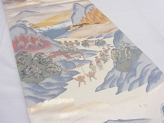 平和屋着物■六通柄袋帯 昔日従来 逸品 n-mz7241