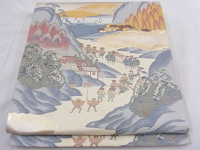 平和屋着物■六通柄袋帯 昔日従来 逸品 n-mz7241
