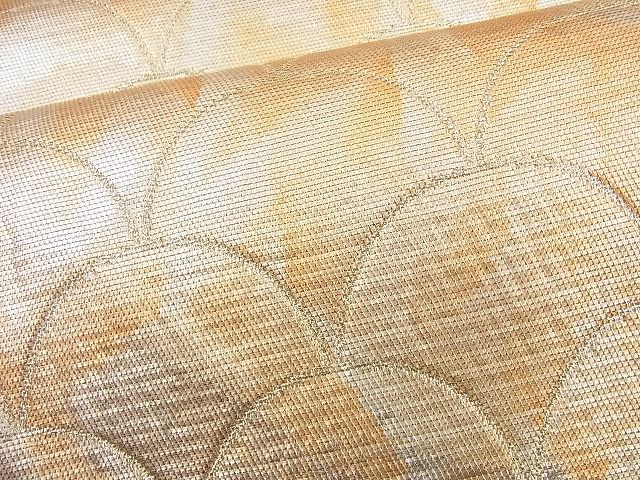 平和屋着物■全通柄袋帯 青海波 金銀糸 逸品 n-pk3812
