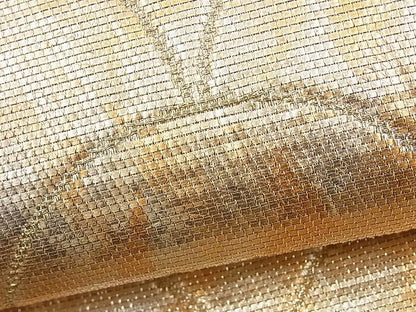 平和屋着物■全通柄袋帯 青海波 金銀糸 逸品 n-pk3812