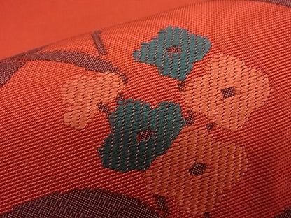 平和屋着物■六通柄袋帯 吉祥花文 逸品 n-gh3994