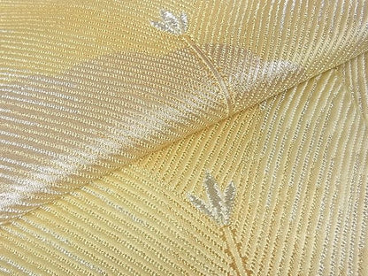 平和屋着物■六通柄袋帯 松葉文 金銀糸 逸品 ea0723