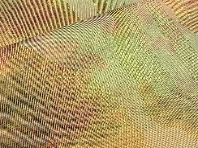 平和屋着物■六通柄袋帯 立涌霞文 金糸 逸品 n-ea0502