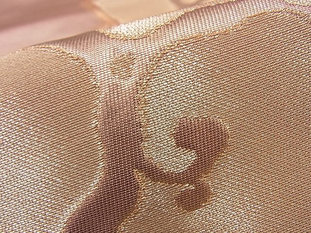 平和屋着物■六通柄袋帯 色紙重ね流水文 金糸 逸品 n-hj6980