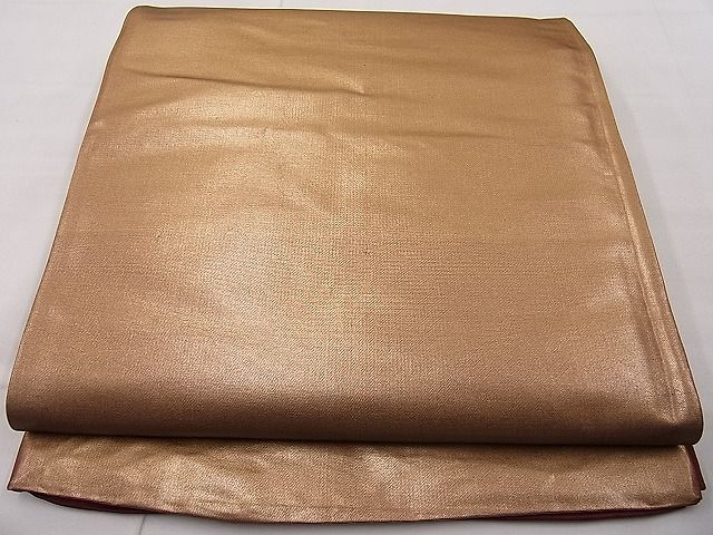 平和屋着物■六通柄袋帯 金糸 逸品 未使用 n-kn1113