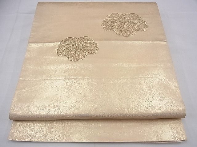 平和屋着物■袋帯 総刺繍 吉祥文 金糸 逸品 n-ts0150
