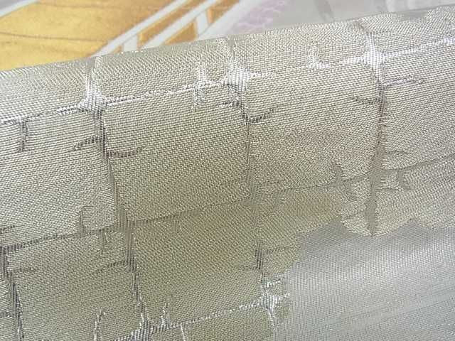 平和屋着物■西陣 六通柄袋帯 渡橋文 金銀糸 逸品 ud2336