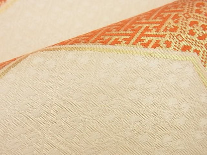 平和屋着物■六通柄袋帯 唐織 亀甲有職文 金糸 逸品 n-xi0348