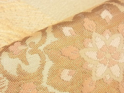平和屋着物■六通柄袋帯 箔美製取侵美文 金糸 逸品 n-xi0384
