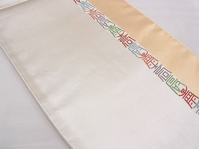 平和屋着物■六通柄袋帯 百寿 金銀糸 逸品 n-ui0452