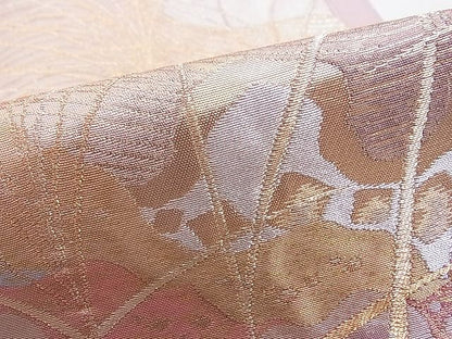 平和屋着物■六通柄袋帯 初風屏風 金銀糸 逸品 ca4662