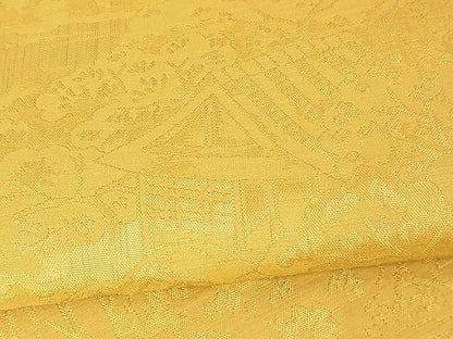 平和屋着物■六通柄 本袋帯 風景花文 逸品 rt2698