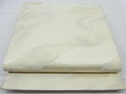 平和屋着物■六通柄袋帯 道長文様 銀糸 逸品 n-ow0211