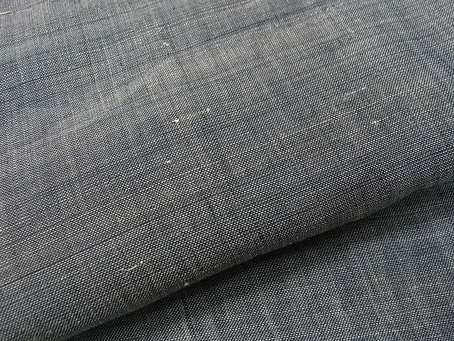 平和屋本店■希少　夏物　男性　林宗平　越後本麻上布　反端付き　逸品　未使用　3s30494