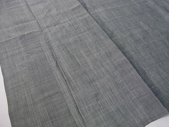 平和屋本店■希少　夏物　男性　林宗平　越後本麻上布　反端付き　逸品　未使用　3s30494
