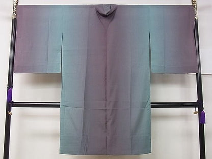 期間限定セール30%off■極上　スリーシーズン　春夏秋　塵除け　道中着　ロング丈　縞紋紗　暈し染め　やまと誂製　逸品　3s30499