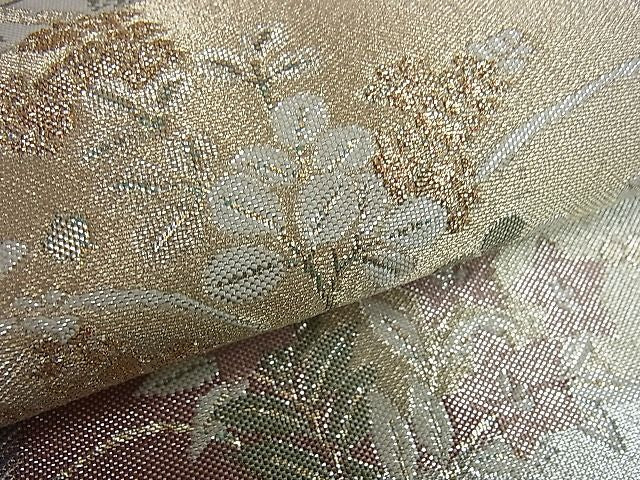 平和屋着物■六通柄袋帯 九百佐賀錦 光悦 風景吉祥花文 逸品 tw3965