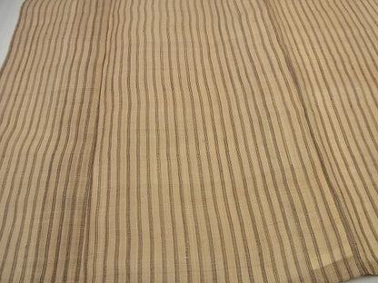 平和屋本店＊極上 夏物 芭蕉布 青山みとも 縞 手積み芭蕉糸100% 逸品3s5259