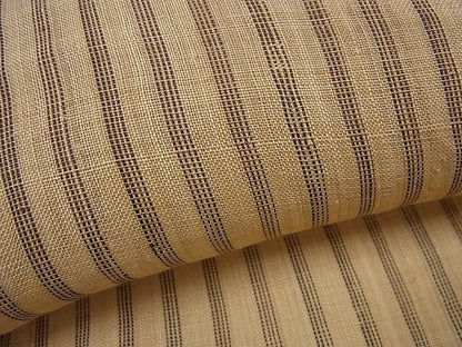 平和屋本店＊極上 夏物 芭蕉布 青山みとも 縞 手積み芭蕉糸100% 逸品3s5259