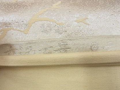 平和屋着物■六通柄袋帯 京洛百景東寺 銀糸 逸品 n-up0583