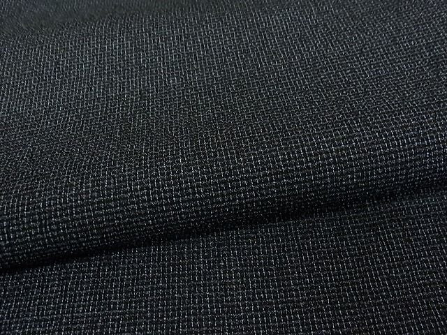 平和屋本店■極上　白鷹お召　単衣　蚊絣　着丈159.5cm　裄丈66cm　正絹　逸品　4kk4009