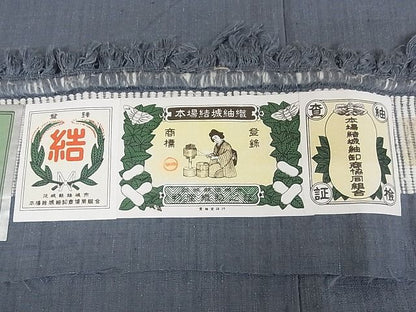 平和屋本店●極上 本場結城紬 重要無形文化財 奥順 色無地 鉄御納戸色 証紙付き 着丈159cm 裄丈66cm 正絹 逸品 未使用 4kk4040