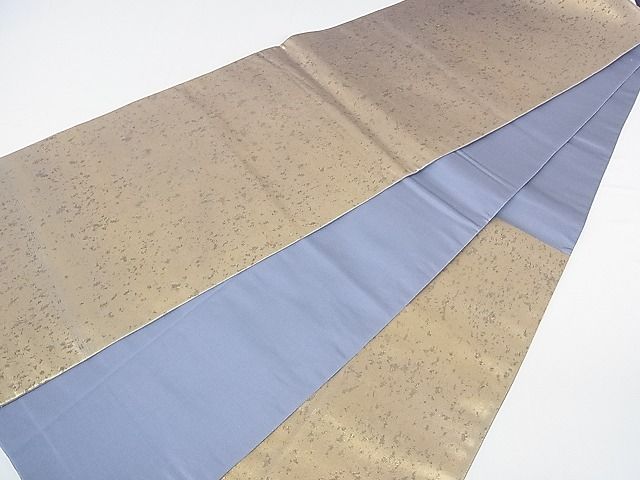 平和屋着物■六通柄袋帯 霞文 金彩 引箔 逸品 ud2648