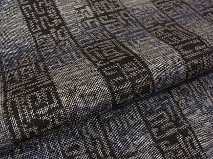 平和屋本店∞極上 伝統工芸士 永長洋一 本場大島紬・道中着セット 十八算 12マルキ 泥染 古典の文字 永長織物 証紙付き 逸品 未使用 kh1788