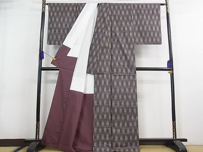 平和屋本店∞極上 伝統工芸士 永長洋一 本場大島紬・道中着セット 十八算 12マルキ 泥染 古典の文字 永長織物 証紙付き 逸品 未使用 kh1788