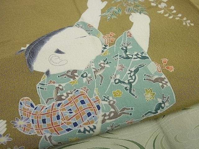 平和屋本店■極上 二代目・由水十久 本加賀友禅 訪問着 真楽 逸品3s5410