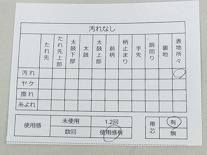 平和屋着物■太鼓柄袋帯 幾何学文様 正絹 逸品 A-hg631