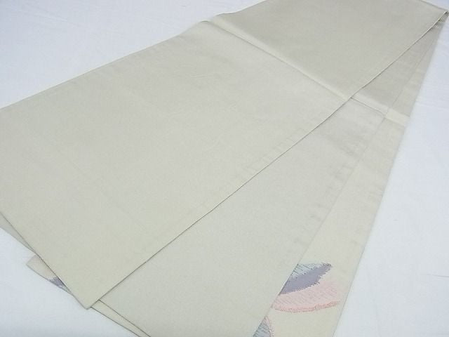 平和屋着物■太鼓柄袋帯 幾何学文様 正絹 逸品 A-hg631