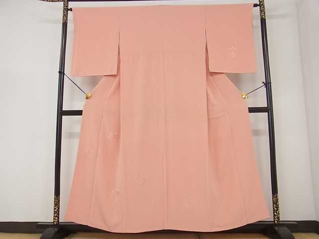 平和屋着物■付下げ　総刺繍　桐文　逸品　ma3857