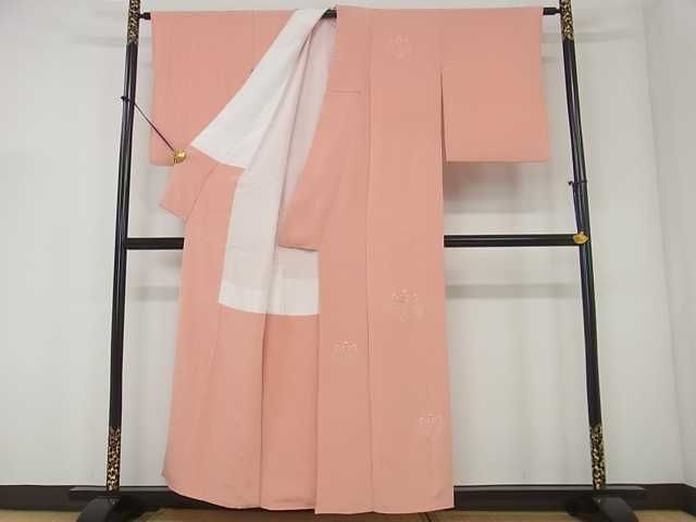 平和屋着物■付下げ　総刺繍　桐文　逸品　ma3857