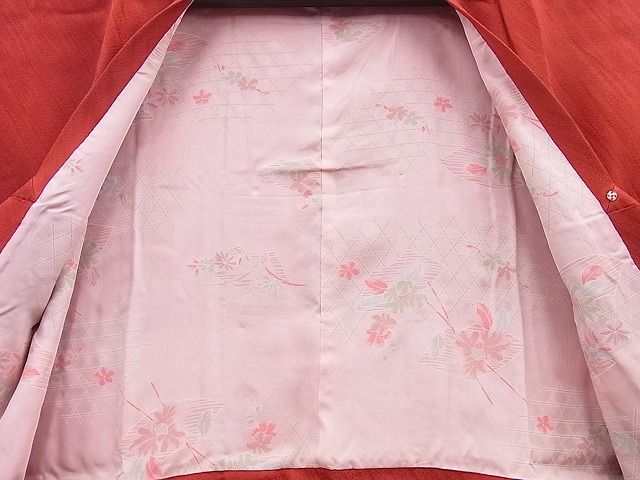 平和屋着物■道行コート　斜線地紋　暈し染め　逸品　n-pk4394
