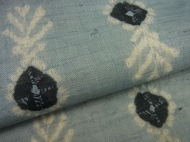 平和屋本店＊希少 夏物 染色家 片野元彦 銀座こうげい 九寸名古屋帯 麻 たとう紙付き 逸品3s5665