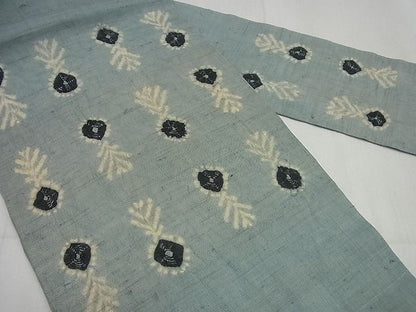 平和屋本店＊希少 夏物 染色家 片野元彦 銀座こうげい 九寸名古屋帯 麻 たとう紙付き 逸品3s5665