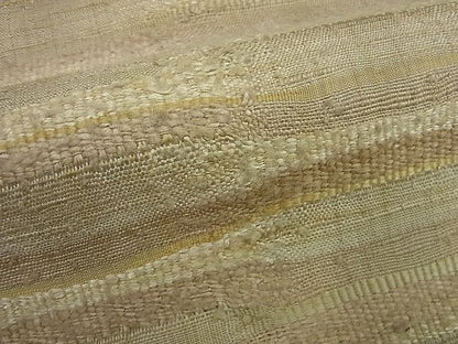 期間限定セール30％off●超希少　大島郁　銀座こうげい　ロートン織　開き名古屋帯　横段文　たとう紙付き　逸品3s5670