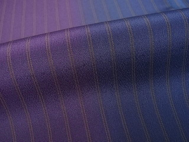 平和屋本店●極上　伝統工芸士　曽根武勇　訪問着　お召地　片身替り　逸品　未使用3s5710