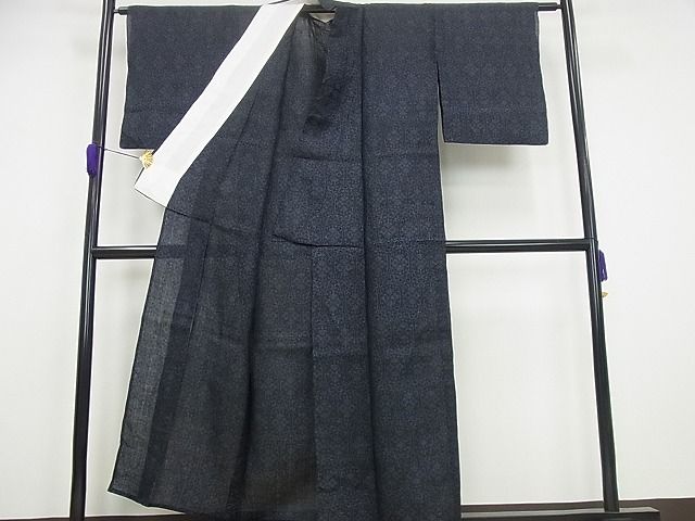 平和屋本店■極上　夏物　重要無形文化財　本場宮古上布　苧麻　逸品3s5714