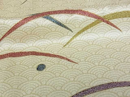 平和屋着物■付下げ　露芝文　逸品　rt3103